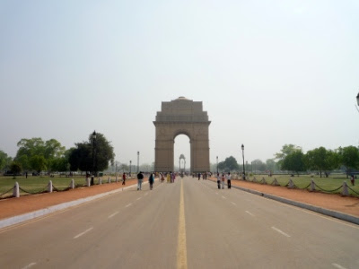 Road to India Gate,  New Delhi