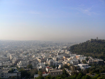 Filopappou hill from Acropolis