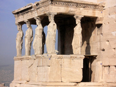 Caryatids, Acropolis
