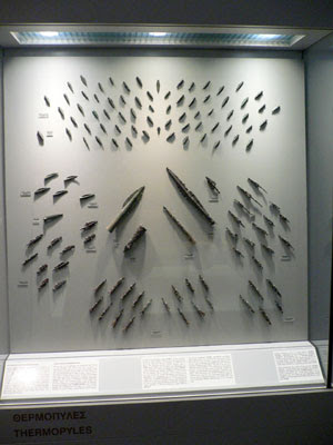 arrow-heads and spear tips recovered from Thermopyle