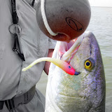 Pearl Chartruese Devil Eye....it was in with some dark strawberry small devils, hence the red head