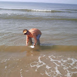 Josh Stone fishing the surf