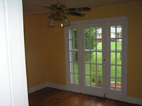 The living room window is the same as this one in the bedroom.