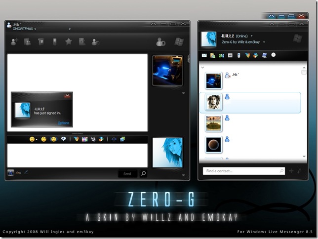 Zero-G-skin