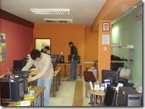 Internet cafe before renovation