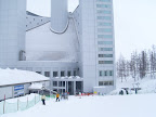 酒店外就已經是滑雪場了