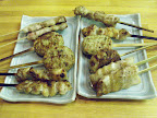 24/02/2008 晚餐 某居酒屋 - 雞肉、雞漢堡、豬肉串燒