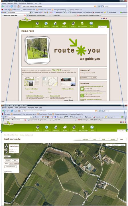 RoutepLanner Fiettocht GPS navigatie wandeling