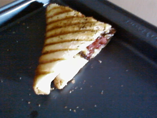 www.RickNakama.com Pastrami & Cheddar Panini Grilled Sandwich