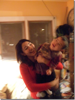 Happy to be With Auntie Ren