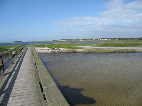 De waterparteien van de doorbraken in Falsterbo