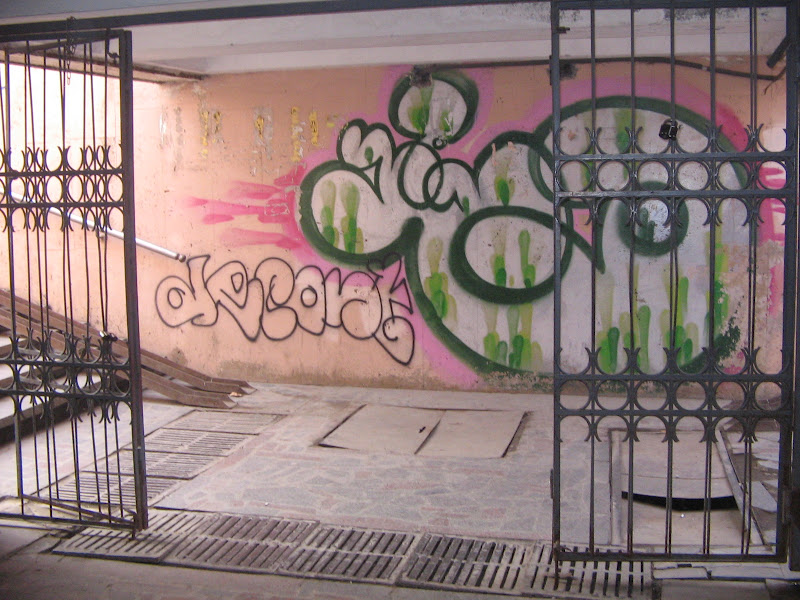  Graffiti în subterană