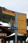 Where's the Bellevue?! These were the only 'street' signs throughout the smaller towns.