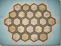 Crocheted Edged Hexagon Doiley May 07