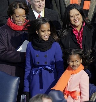 Barack Obama's Daugther : Exclusive Inauguration Dress