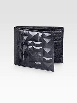 Dior Homme Pyramid-Embossed Billfold Wallet