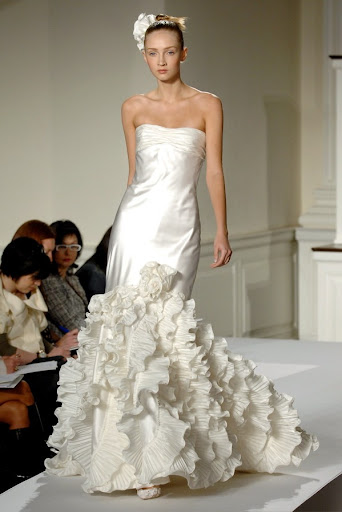 Modern Ruffles Bridal Gown