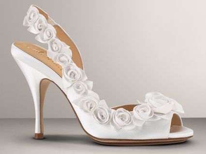 elegant wedding bridal shoes