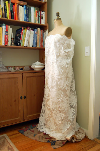 simple bridal gown