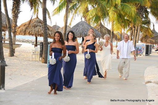 Sweet Blue Beach Bridesmaid Dresses