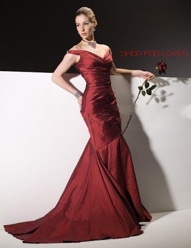 EWD 005 red bridal gowns