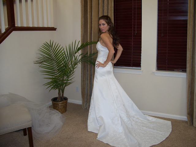 Amsale ; Strapless Wedding Dress Gown