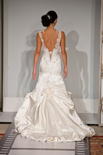 ivory wedding gown