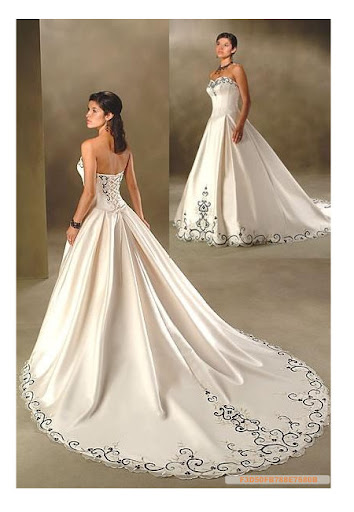 Satin Bridal Wedding Dress