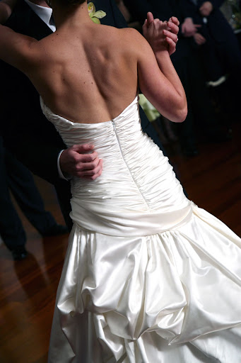 backless bridal gown