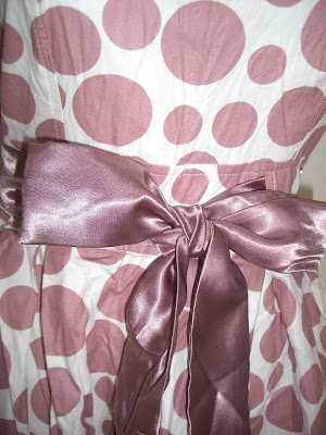 Polkadot prom dress'gown