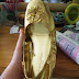 gold bridal shoes*comfy flat