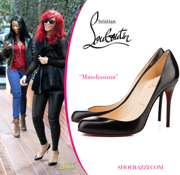 Christian Louboutin Maudissima Shoes ; Celebrity Rihanna