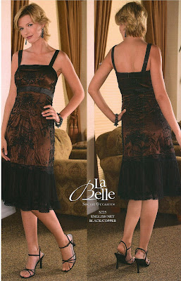 S225 | La Belle | Black/Copper | Prom Gowns (Short)