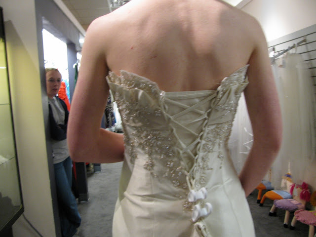 Sexy Back Wedding Gown Lace Up