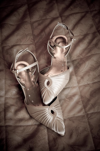 bride's shoe