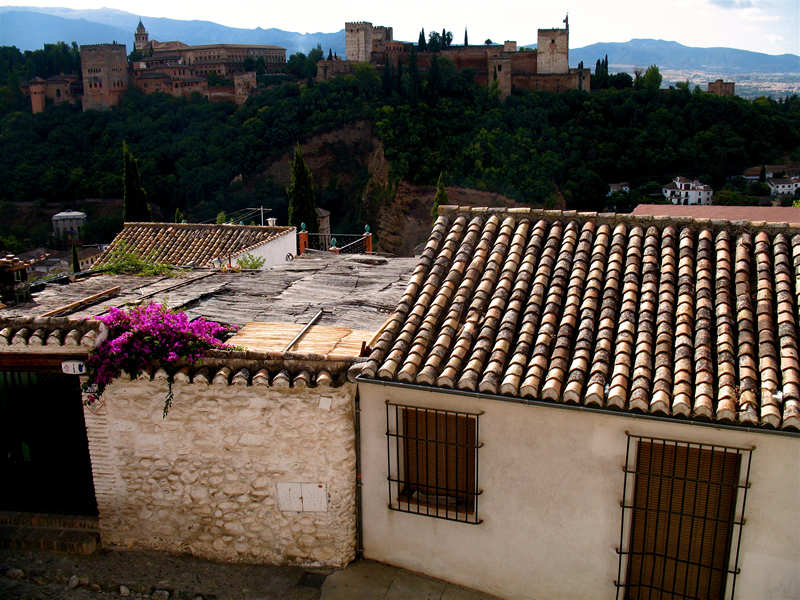 alhambra in the distance; click for previous post