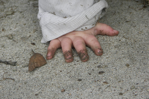 Just be glad you're not the one who had to clean those fingernails before dinner.