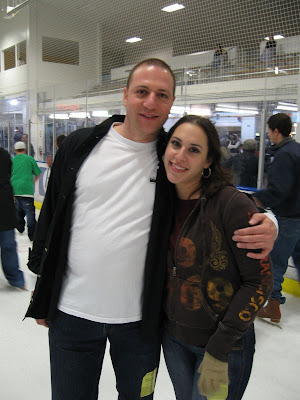 Jewish young adults ice skating at Logitech Ice, Sharks Ice, 2007
