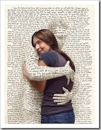 Abrazo con poesía