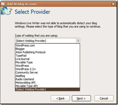 Supported Providers