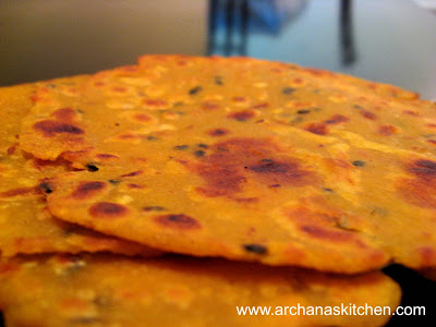 Sweet Potato Parathas