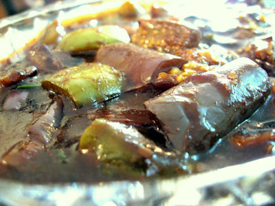 Eggplant in ginger and soy sauce