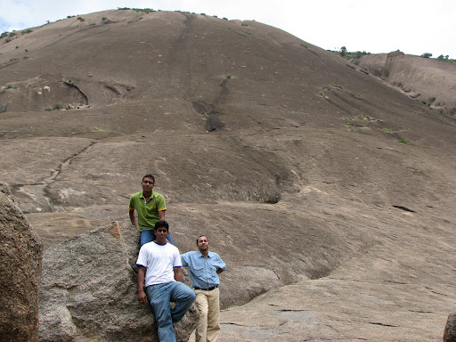 At the foot hill of Savandurga Hill