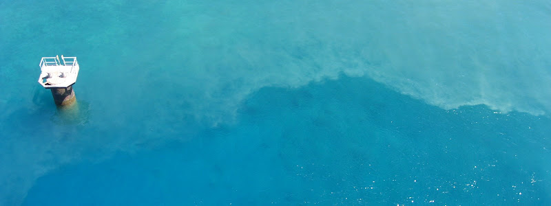 Blue waters of Dominica