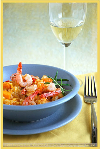 Pumpkin Risotto with Shrimps (01) by MeetaK
