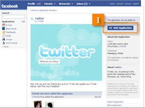 將Twitter加入Facebook步驟1