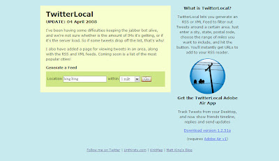 TwitterLocal可以尋找本地Twitter朋友