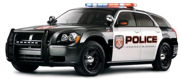 magnum police car