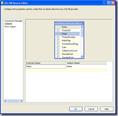OLE DB Source Component