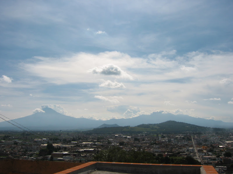 View from the top of the pyramid